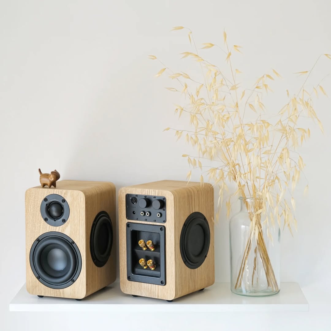 DIY bookshelf speakers built with components from our range